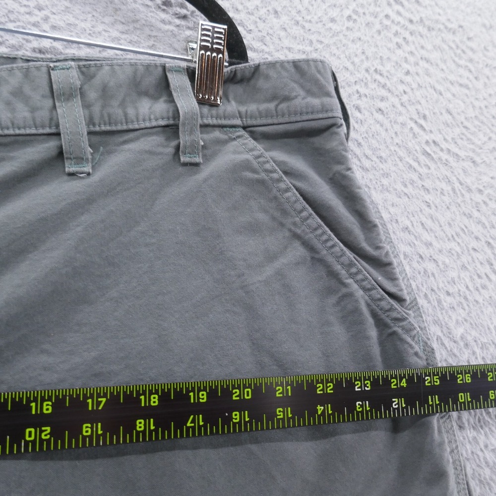 Carhartt Mens Gray Canvas Work Shorts Size 42 Rugged Utility Streetwear Casual - Picture 7 of 11